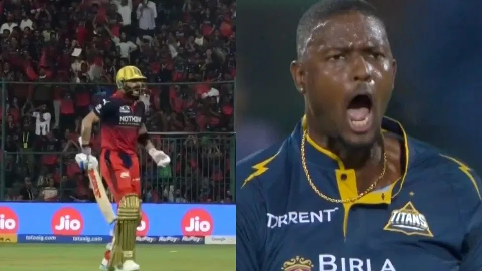 Virat Kohli and Jason Holder [Source: X.com]